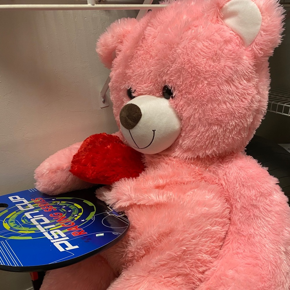 Life-size Valentine’s Day bear